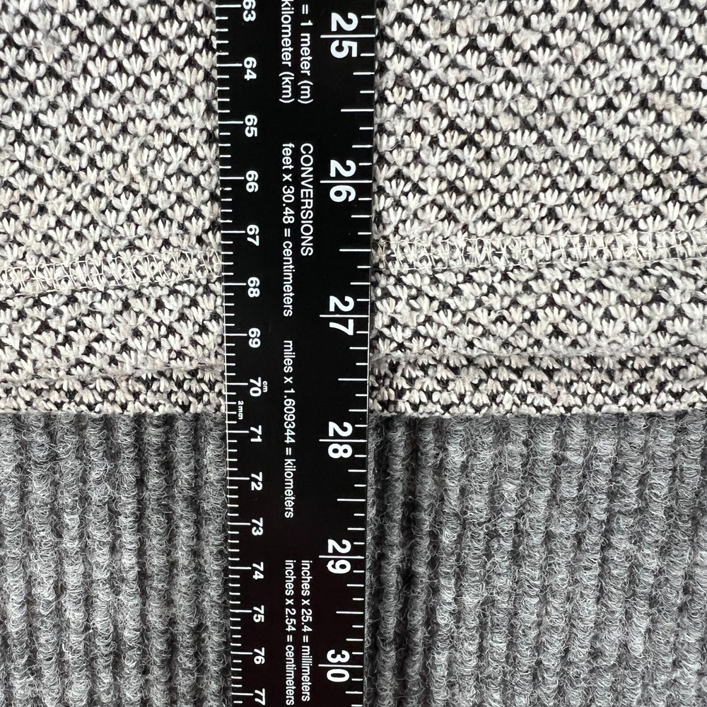 Orvis Sweater Mens Medium Gray Heavyweight Lined Long Sleeve 1/4 Zip Outdoor - Picture 7 of 15